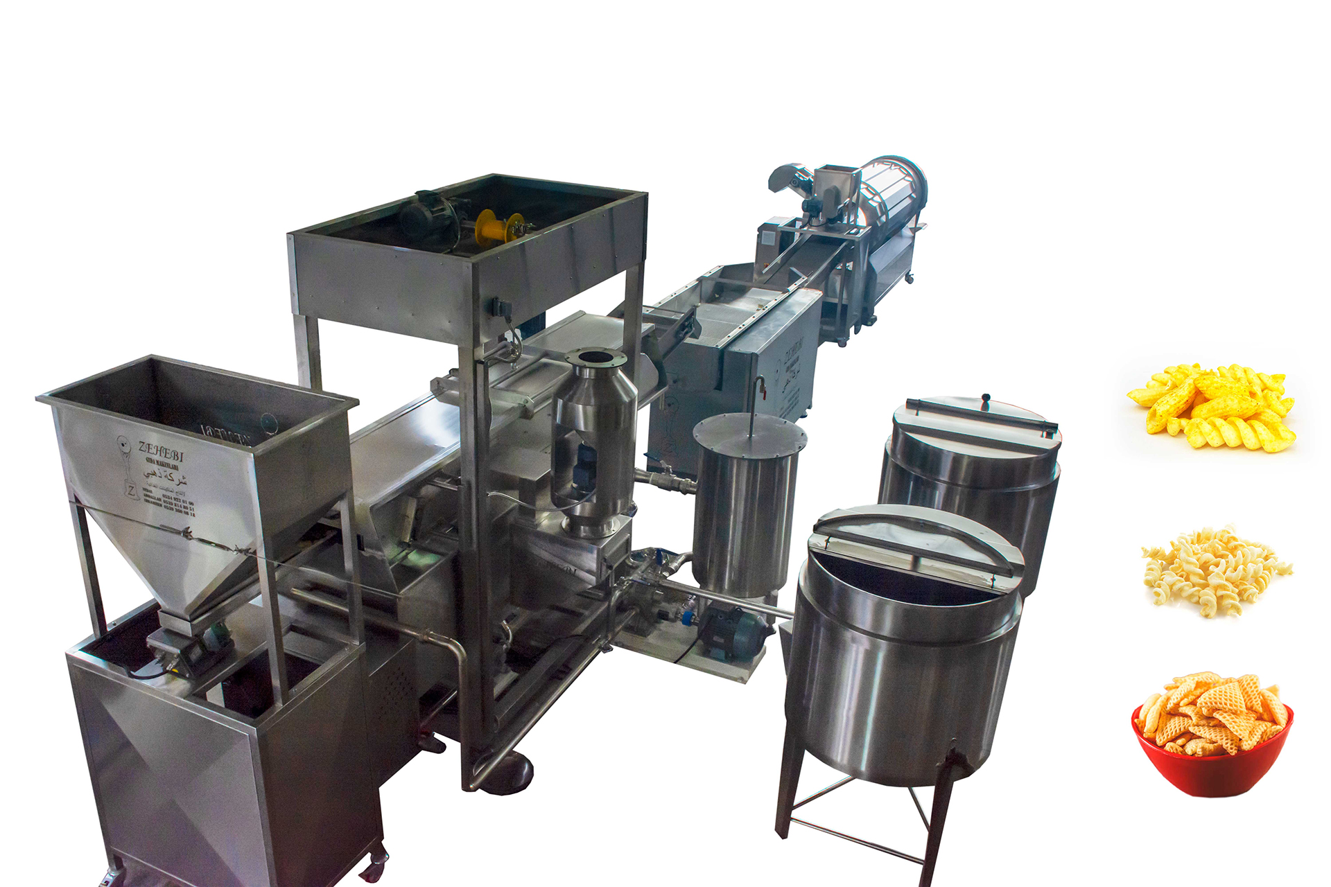 Pellet chips production line